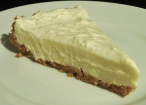 Kim's lighter version of Key Lime Pie