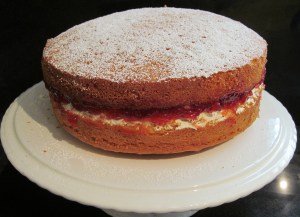 Kim's large all in one victoria sanwich cake