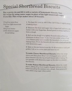 Mary Berry's Special Shorbread Biscuits