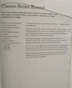 Mary Berry's Cheese Scone Round recipe