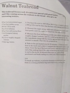 Mary Berry's walnut teabread recipe