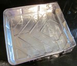 Kim's improvised Lakeland traybake tin