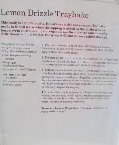 Mary Berry's Lemon Drizzle Tray Bake