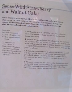 Mary Berry's Swiss Wild Strawberry & Walnut Cake