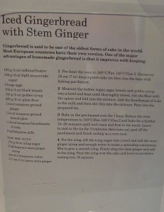 Mary Berry's Iced Gingerbread with Stem Ginger
