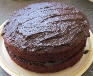 Kim's Very Best Chocolate Fudge Cake