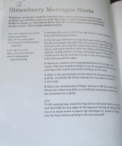 Mary Berry's Strawberry Meringue Nests