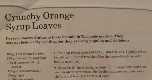 Mary Berry's Crunchy Orange Syrup Loaves