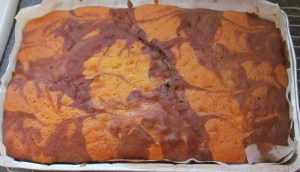 Kim's chocolate chip & vanilla marble cake