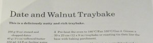 Mary Berry's Date & Walnut Tray Bake