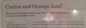 Mary Berry's carrot & orange loaf