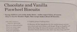Mary Berry's Chocolate & Vanillla Pinwheel Biscuits