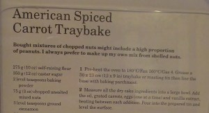 Mary Berry's American Spiced Carrot Traybake