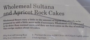Mary Berry's wholemeal sultana & apricot rock cakes