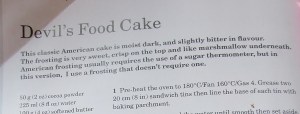 Mary Berry's Devils food cake