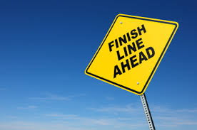 finish line ahead